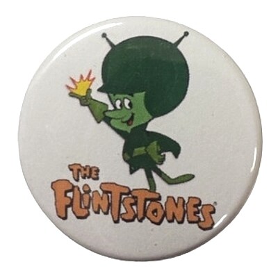 Flintstones 1 1/2"D Great Gazoo Pinback Button