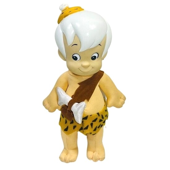 The Flintstones 9 1/2&quot;H Bamm-Bamm Cloth Doll with Vinyl Head