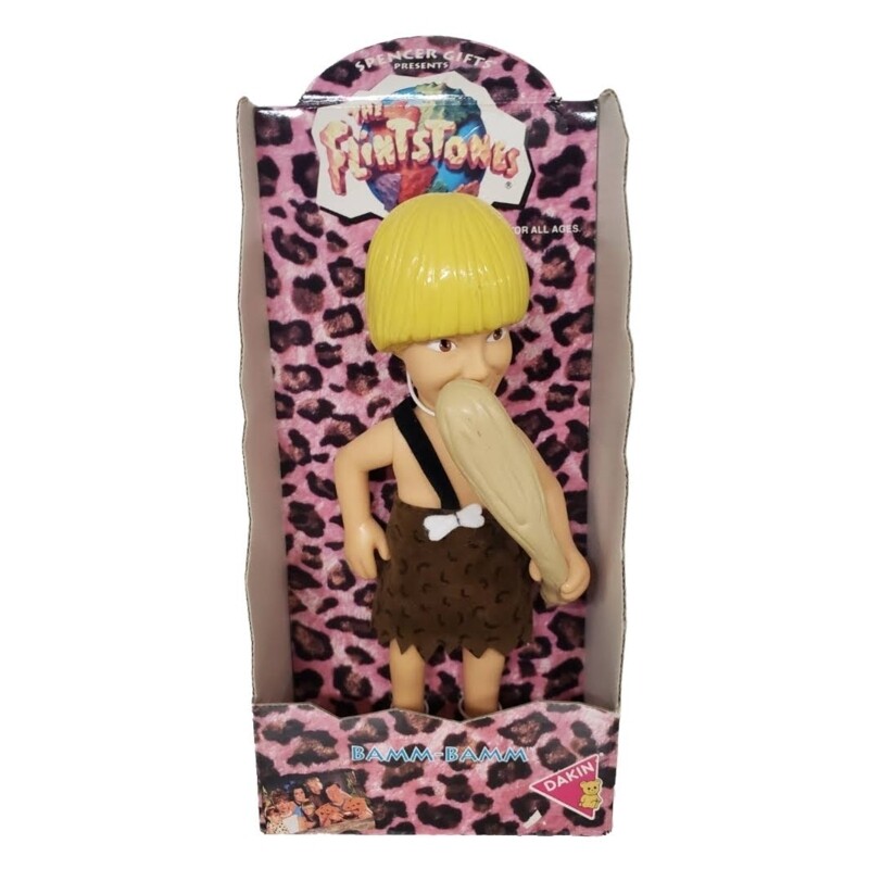 The Flintstones 8&quot;H Bamm-Bamm Vinyl Posable Doll