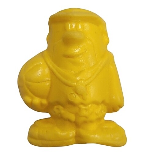 The Flintstones Yellow Barney Rubble Plastic Squirter Toy (Cereal Premium)