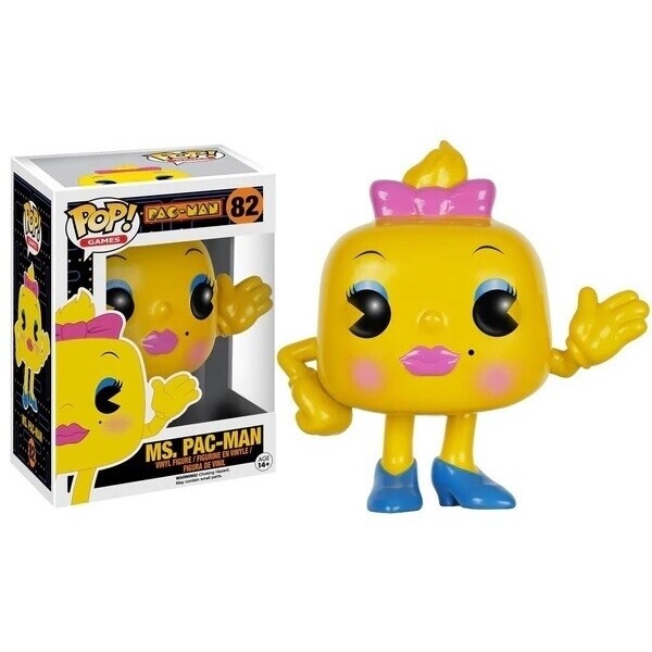 Ms. Pac-Man 3 3/4&quot;H POP! Games Vinyl Figure #82