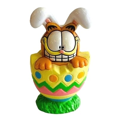 Garfield Easter Bunny in Egg PVC Figure
