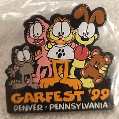 Garfield "GARFEST '99" Metal Lapel Pin