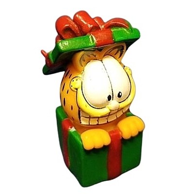Garfield in Present Rubber/PVC Figure