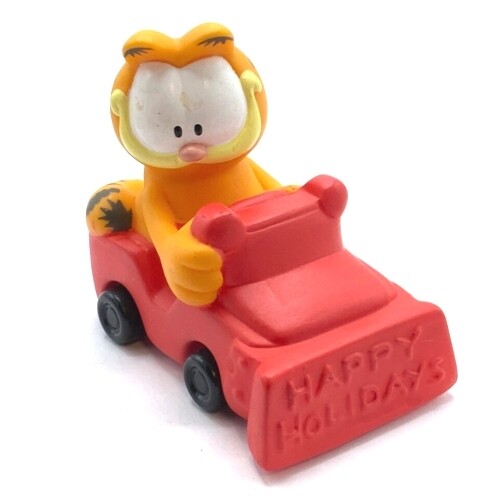 Garfield Red &quot;Happy Holidays&quot; Rolling Car