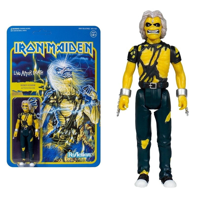 Iron Maiden 3 3/4&quot;H &quot;Risen Eddie&quot; ReAction Figure