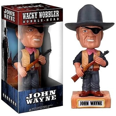 John Wayne "True Grit" 7"H Wacky Wobbler Bobblehead Doll