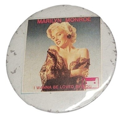 2 1/4"D Marilyn Monroe Pinback Button