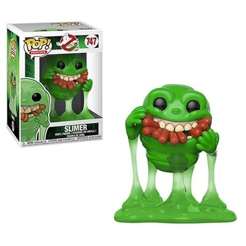 Ghostbusters 3 3/4&quot;H Slimer with Hotdogs POP! Movies Vinyl Figure #747