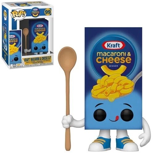 Kraft 3 3/4&quot;H Macaroni &amp; Cheese Box POP! Ad Icons Vinyl Figure #99