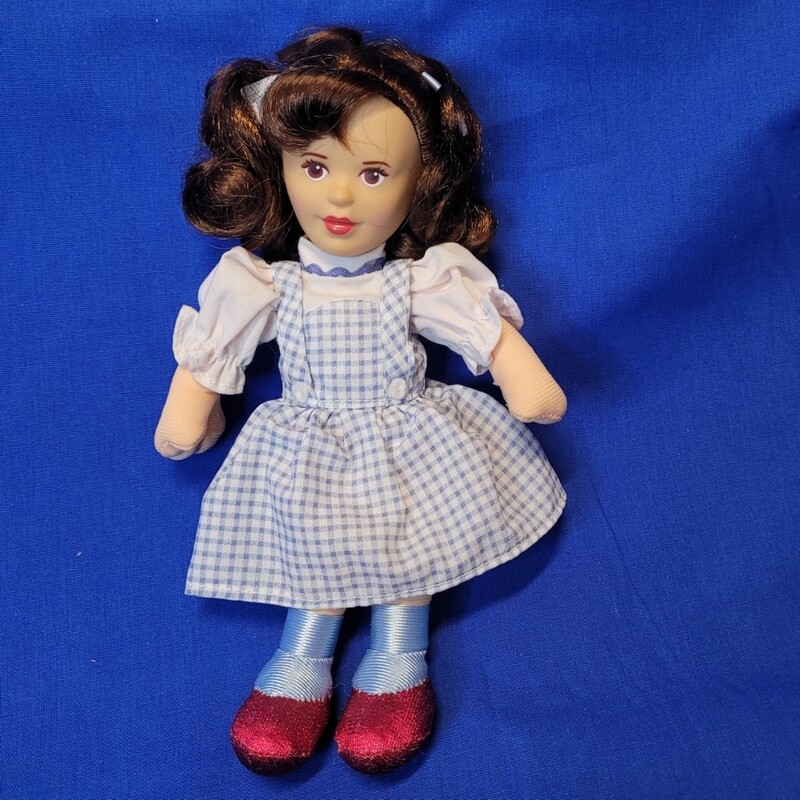 Wizard of Oz 8&quot;H Dorothy Beanbag Character w/Vinyl Head