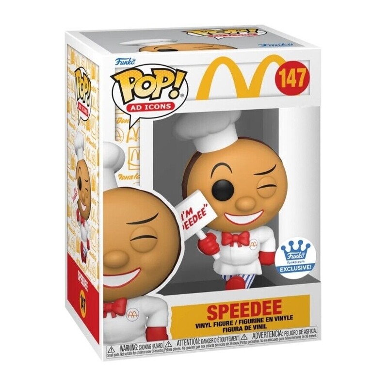 Speedee 3 3/4&quot;H POP! Vinyl Figure Ad Icons #147