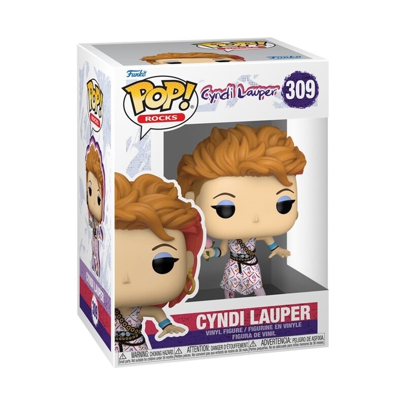Cyndi Lauper 3 3/4"H POP! Rocks Vinyl Figure #309