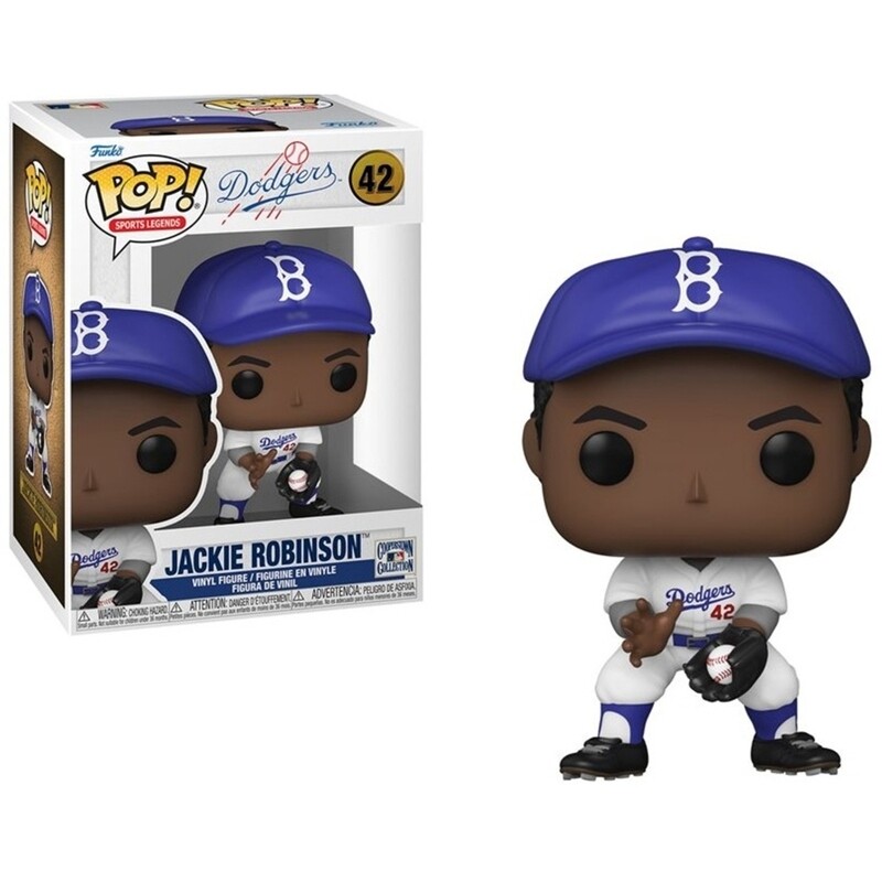 MLB Jackie Robinson 3 3/4&quot;H POP! Vinyl Figure #42 - Fielding