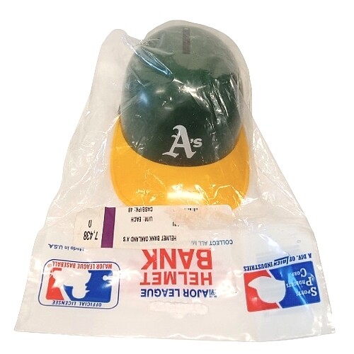 MLB Oakland A&#39;s Plastic Helmet Bank