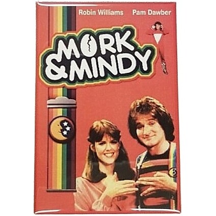 Mork &amp; Mindy Metal Magnet