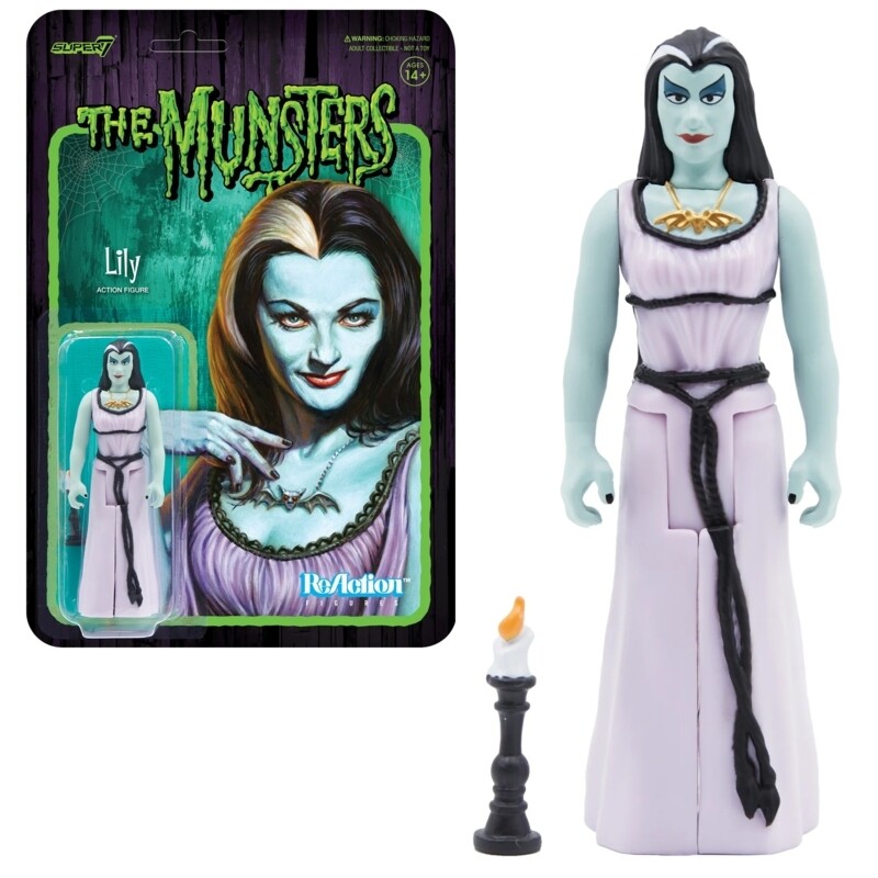 The Munsters 3 3/4&quot;H Lily Munster ReAction Figure
