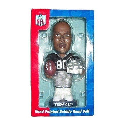 NFL Jerry Rice 7&quot;H Bobble Head Doll