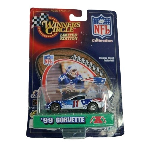 NFL Drew Bledsoe Winner&#39;s Circle Die Cast &#39;99 Corvette