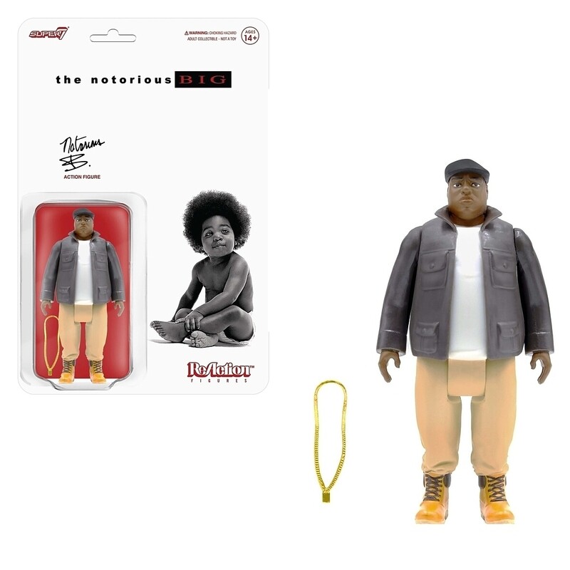 Notorious B.I.G. 3 3/4&quot;H ReAction Figure