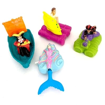 Hook set of 4 McDonald's Happy Meal Toys