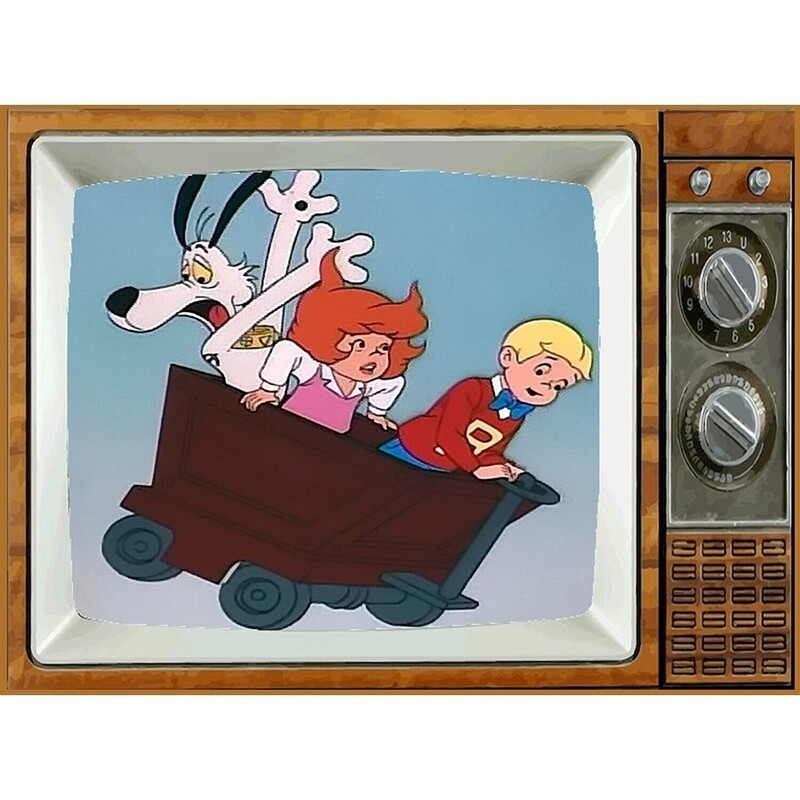 Richie Rich Metal TV Magnet