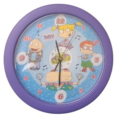Rugrats 12"D Talking Clock
