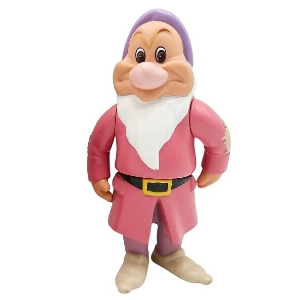 Snow White 6 1/2&quot;H Grumpy Posable Vinyl Figure