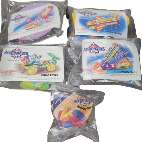 McDonald&#39;s Young Astronauts Happy Meal Toys Set of 5 (including Under 3)
