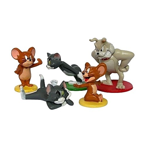 Tom &amp; Jerry Set of 5 PVC Figures