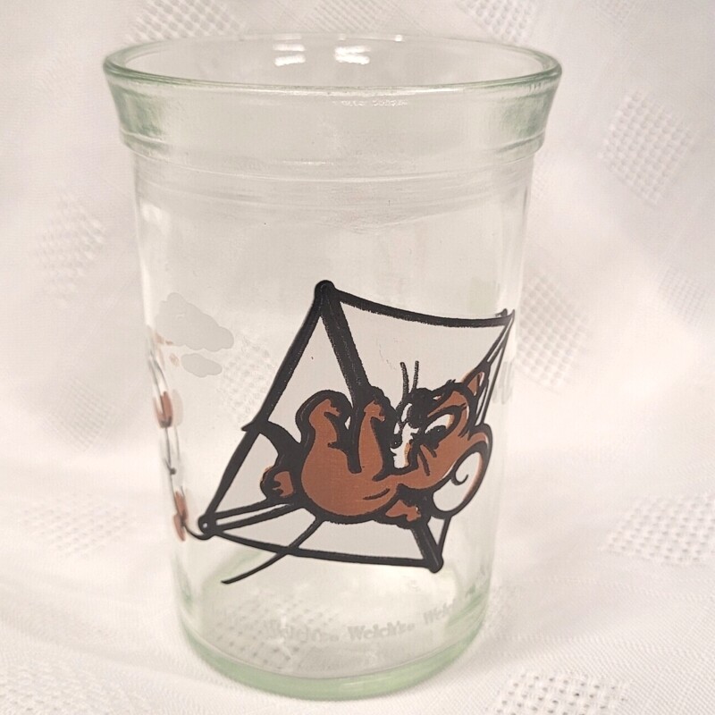 Tom &amp; Jerry Welch&#39;s Glass - Jerry on Kite