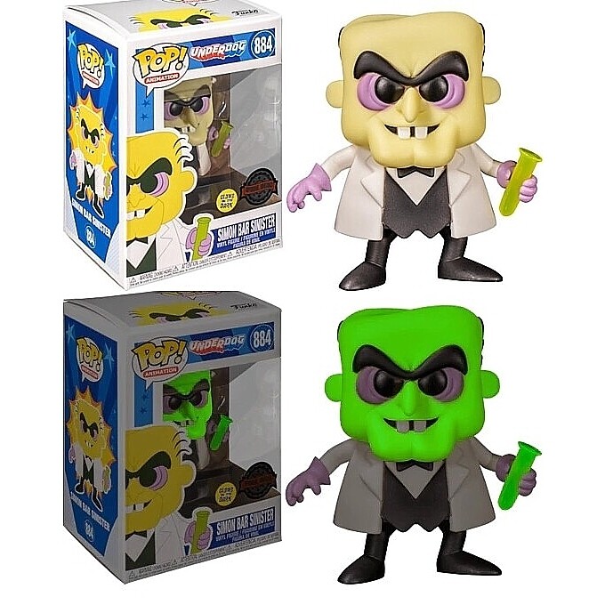 Underdog Simon BarSinister  3 3/4&quot;H POP! Vinyl Figure #884
