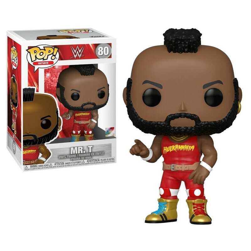 Mr. T 3 3/4&quot;H POP! WWE Vinyl Figure #80