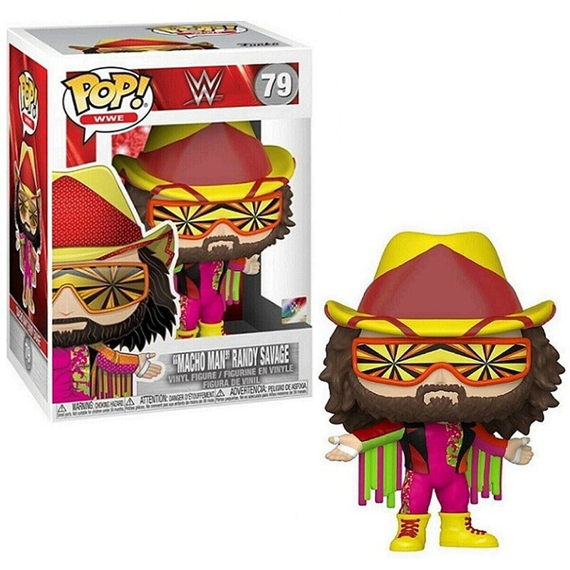 Macho Man Randy Savage WWF/WWE 3 3/4&quot;H POP! Vinyl Figure #79