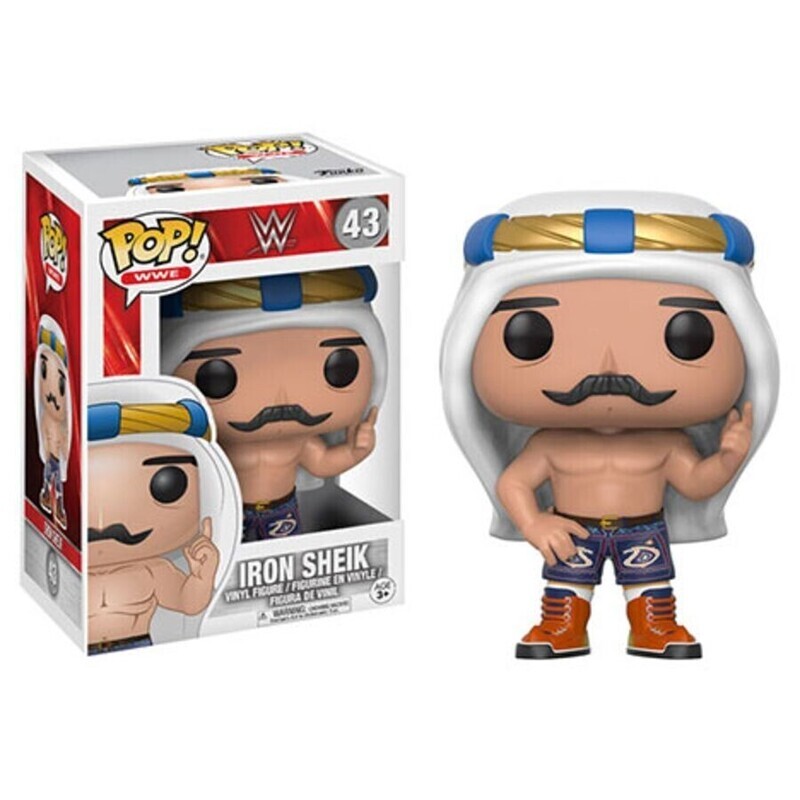 Iron Sheik WWF/WWE 3 3/4&quot;H POP! Vinyl Figure #43
