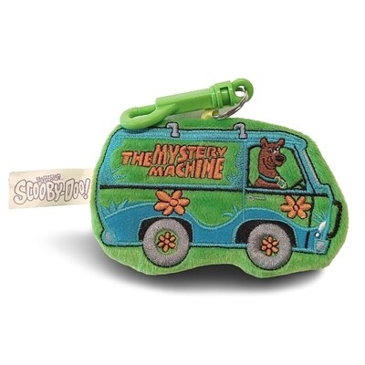 Scooby-Doo Mystery Machine Embroidered Plush Coin Purse with Ring and Clip