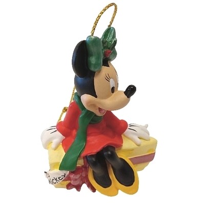 2 1/2"H Minnie Mouse Christmas Ornament