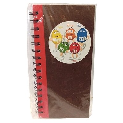 M&M Hard Cover Notebook