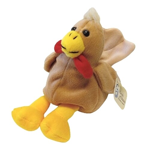 7"H March of Dimes Clucks the Turkey Beanbag Character