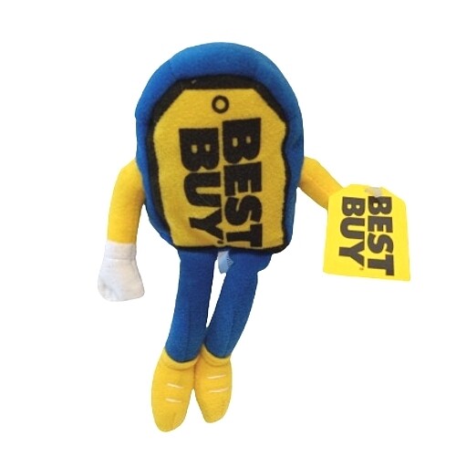 7 1/2"H Best Buy Beanbag Character