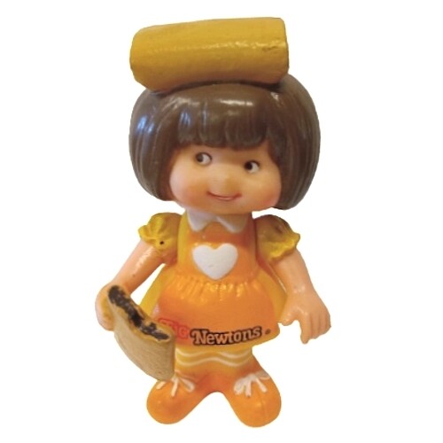 4 1/2"H Fig Newtons Girl Vinyl Doll