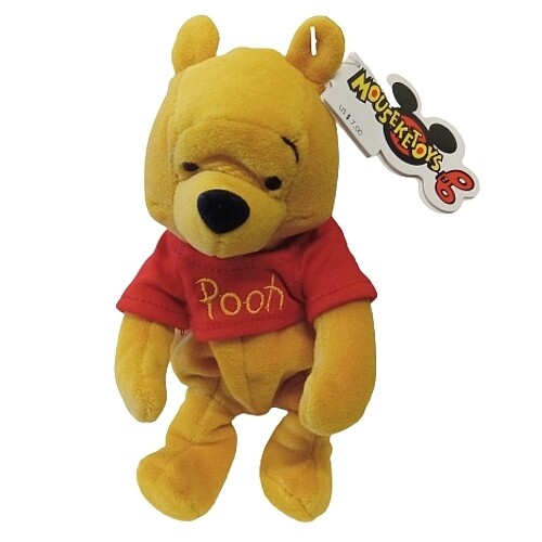 Winnie the Pooh 7 1/2"H Beanbag - Mouseketoys