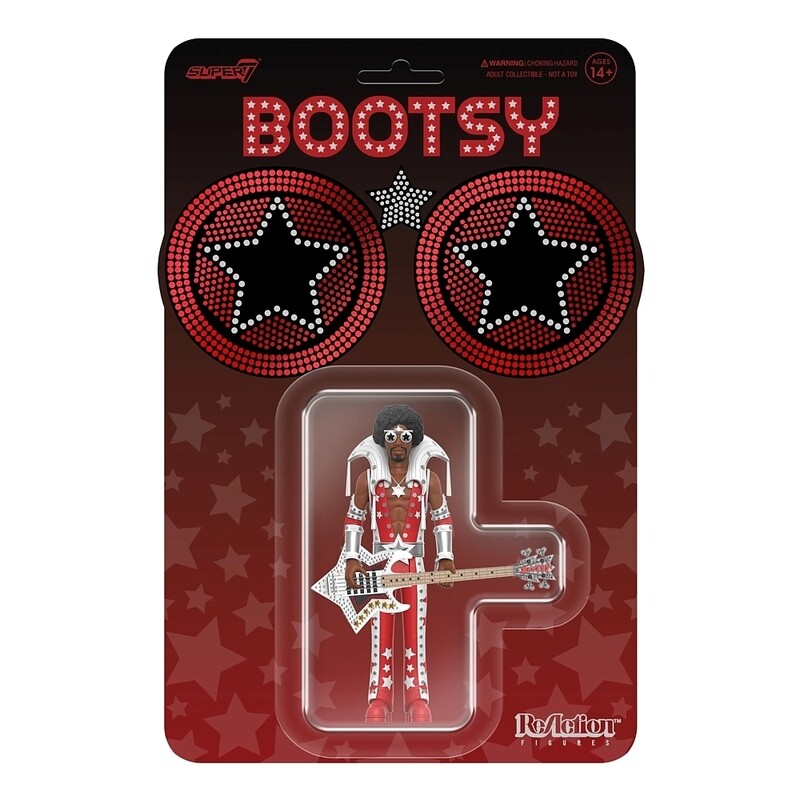 Parliament-Funkadelic 3 3/4&quot;H Bootsy Collins ReAction Figure