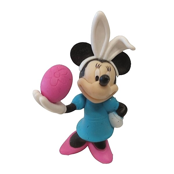 Mickey and Minnie Mouse Pair of Easter Egg Figures (Greenbrier)