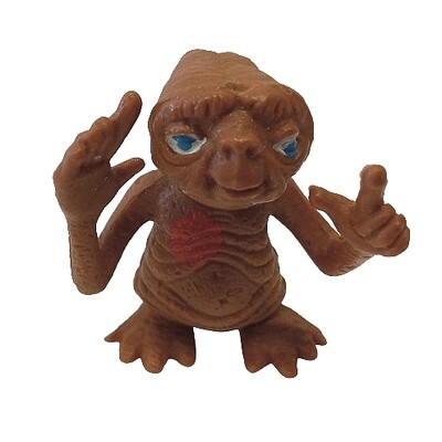 E.T. The Extra-Terrestrial 1 7/8"H Rubber/PVC Figure