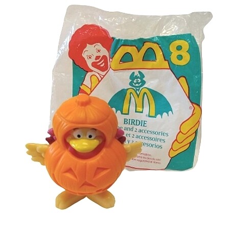 McDonald&#39;s Birdie with Pumpkin Costumer