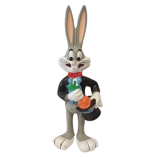 Looney Tunes 4"H Bugs Bunny Tuxedo PVC Figure