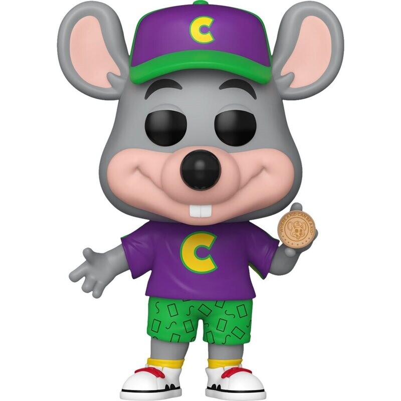 Chuck E Cheese 3 3/4"H POP! Ad Icons Vinyl Figure #186 - DAMAGED BOX