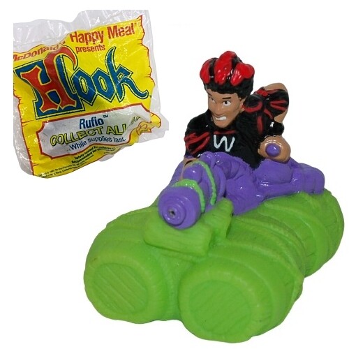 Hook Rufio Squirting McDonald&#39;s Happy Meal Toy