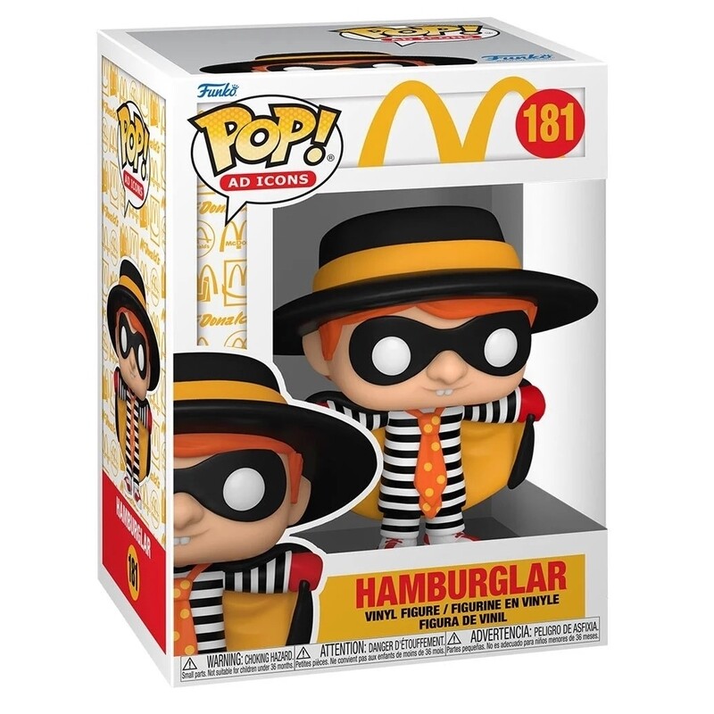 Hamburglar 3 3/4"H POP! Vinyl Figure Ad Icons #181
